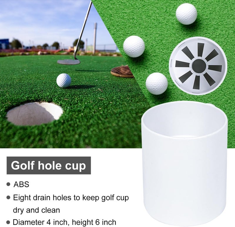 KONDAY Golf Flagstick 3ft,Golf Flag Hole Cup Set Double-Sided Putting Green Flags for Backyard Putting Green Driving Range Practice Two-Section Design Portable - Image 3